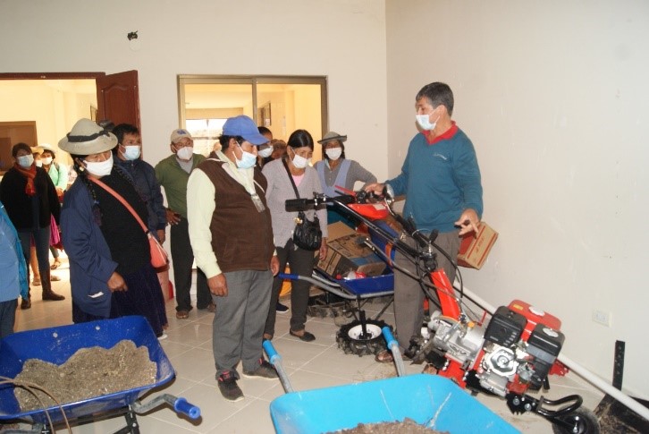 Prof. Godofredo Quiroga del CEE "Prof. Anselmo Farfán".